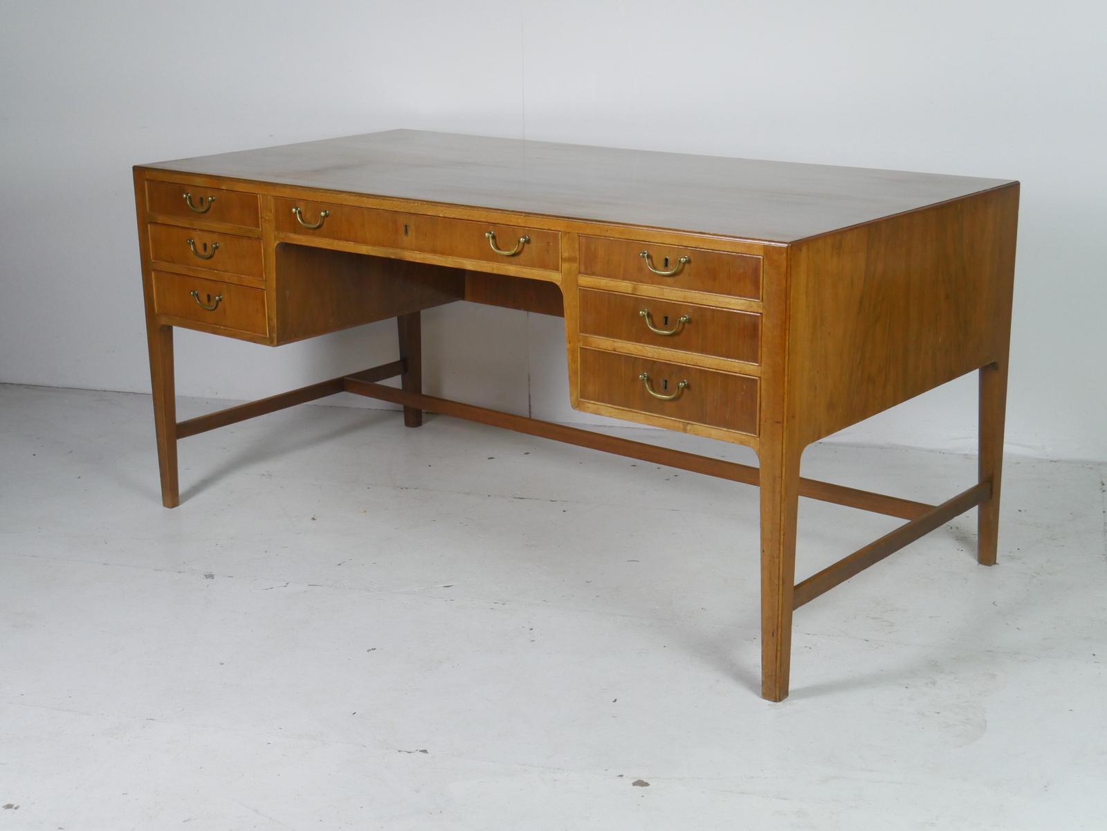Danish Mid Century Walnut Desk (1 of 15)