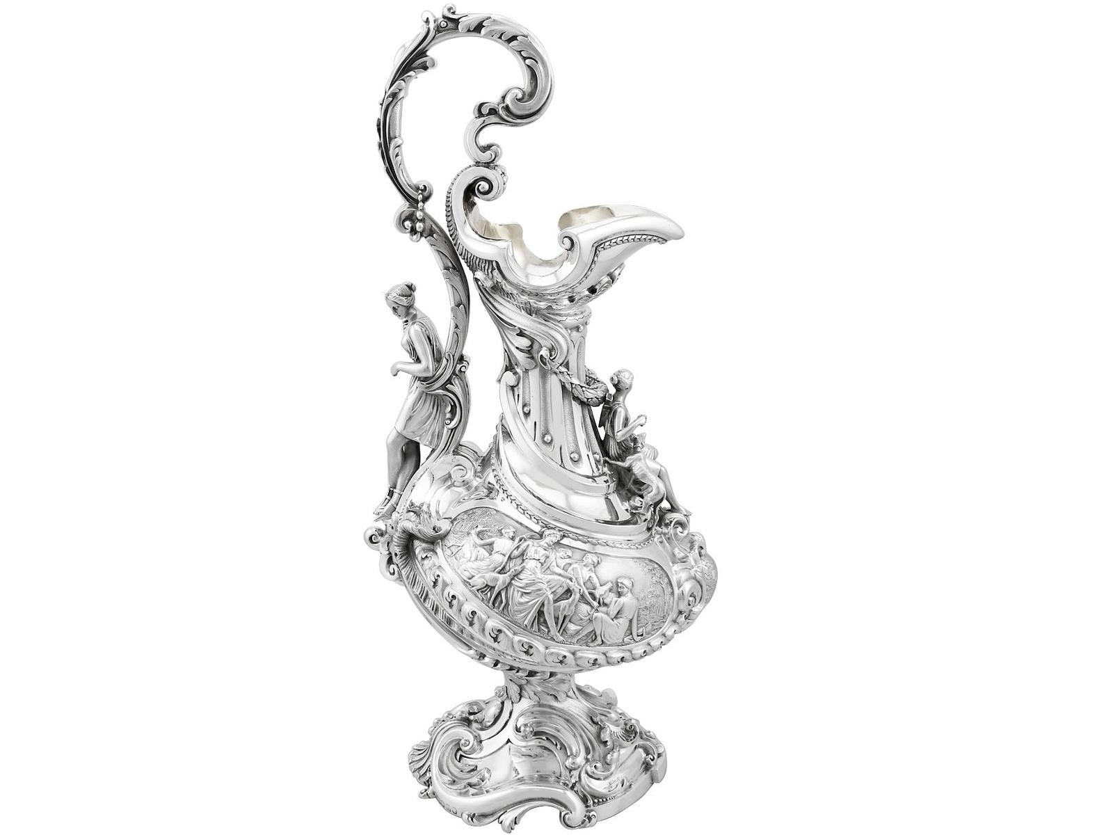 Victorian Sterling Silver Wine Ewer (1 of 22)