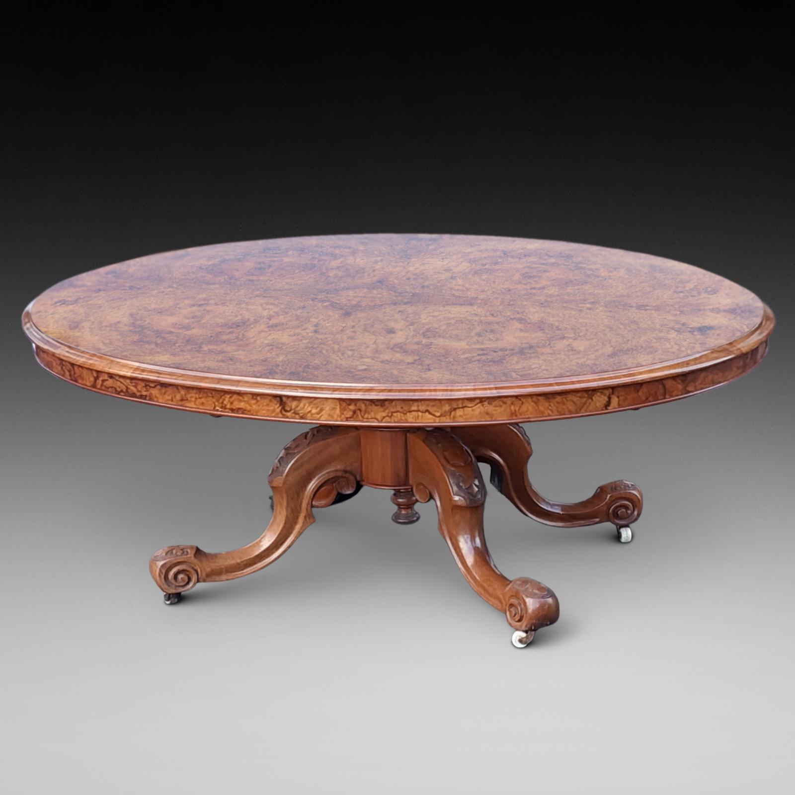 Good Victorian Burr Walnut Coffee Table (1 of 9) Good Victorian Burr Walnut Coffee Table (1 of 9)