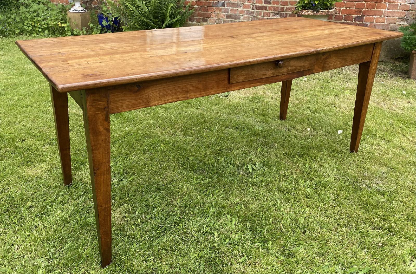 French Farmhouse Table in Cherrywood (1 of 6) French Farmhouse Table in Cherrywood (1 of 6)