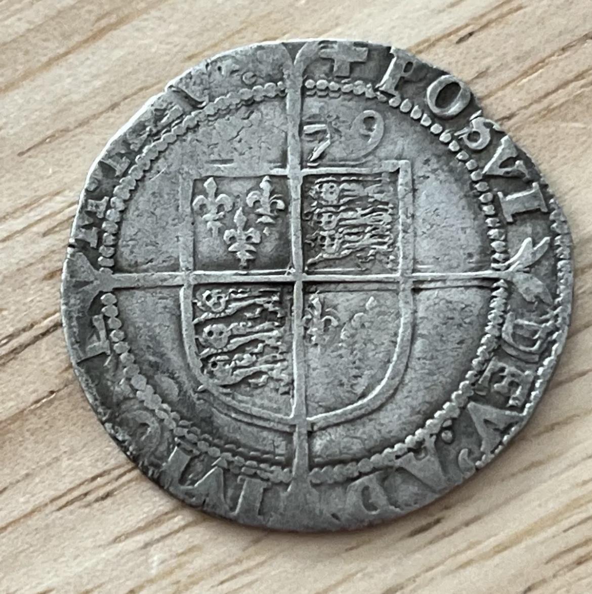 Elizabeth I - 1579 Silver Sixpence - Mintmark : Greek Cross (1 of 11)
