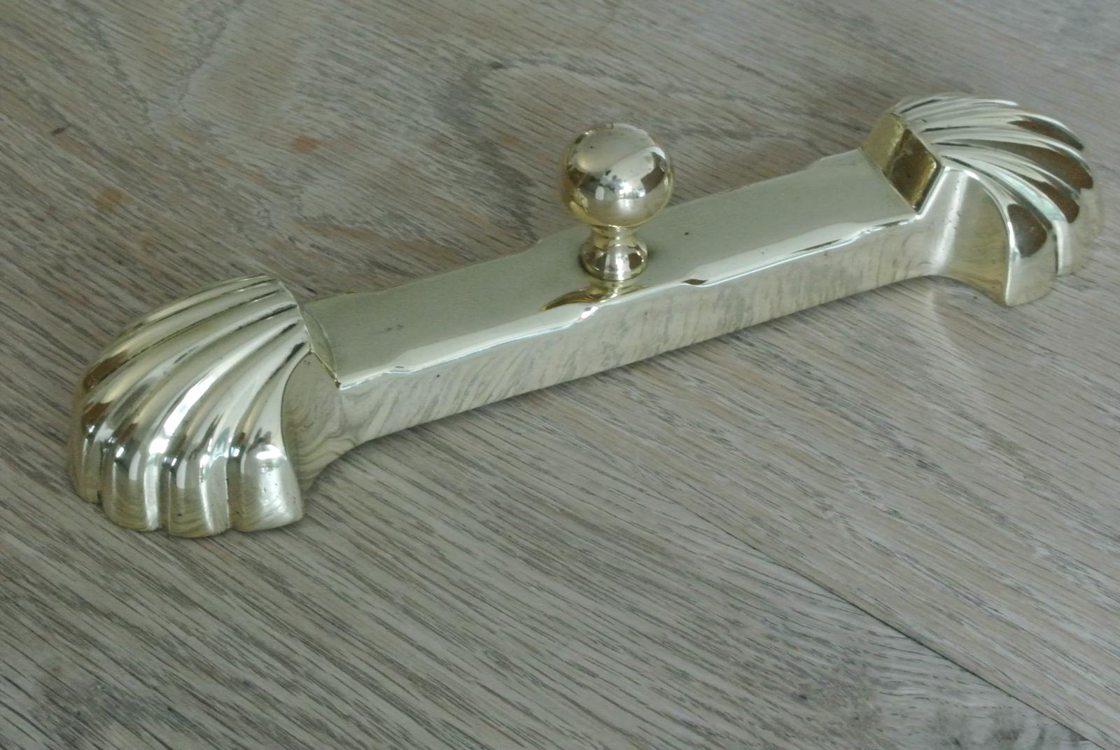 Victorian Brass Fire Iron Tidy Fire Iron Stop c.1890 (1 of 5)