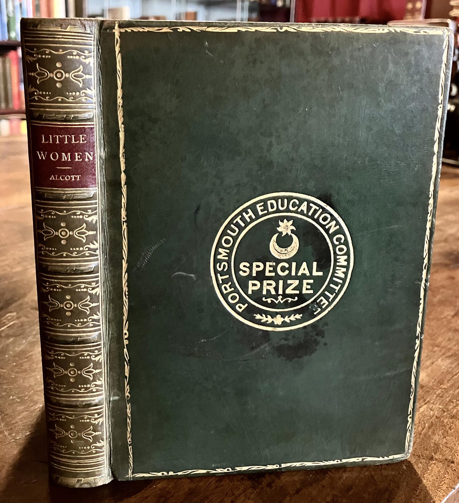 1909 Little Women Story for Girls Louisa May Alcott Leather Binding (1 of 3)