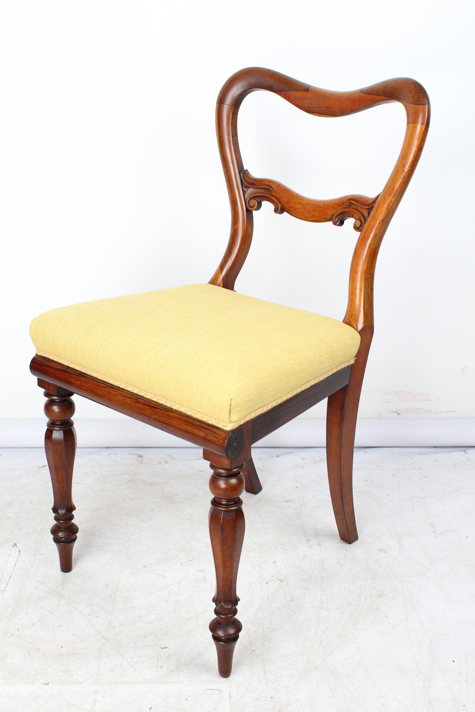 Antique Victorian Rosewood Balloon Back Chair (1 of 13) Antique Victorian Rosewood Balloon Back Chair (1 of 13)