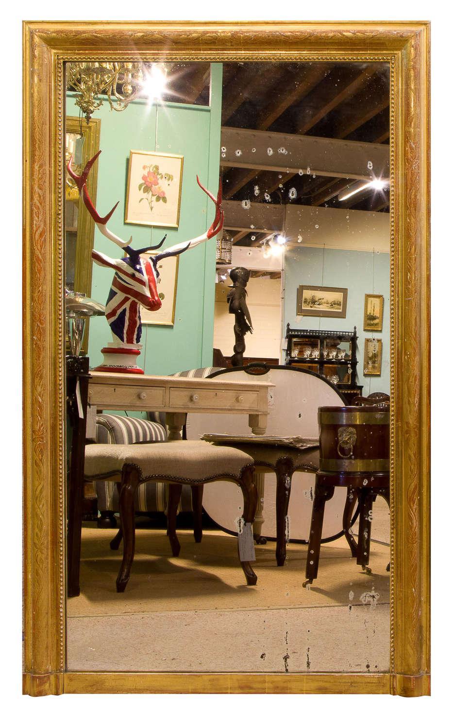 19th Century French Country House Mirror (1 of 3)