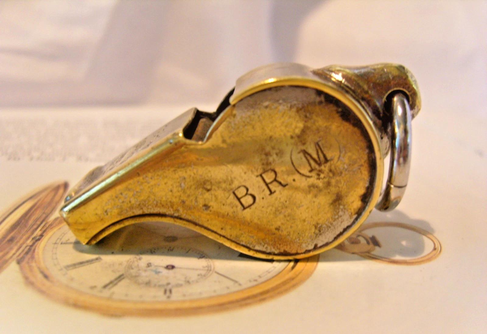 Pocket Watch Chain Whistle Fob British Rail (M) 1920s Acme Thunderer FWO (1 of 10) Pocket Watch Chain Whistle Fob British Rail (M) 1920s Acme Thunderer FWO (1 of 10)