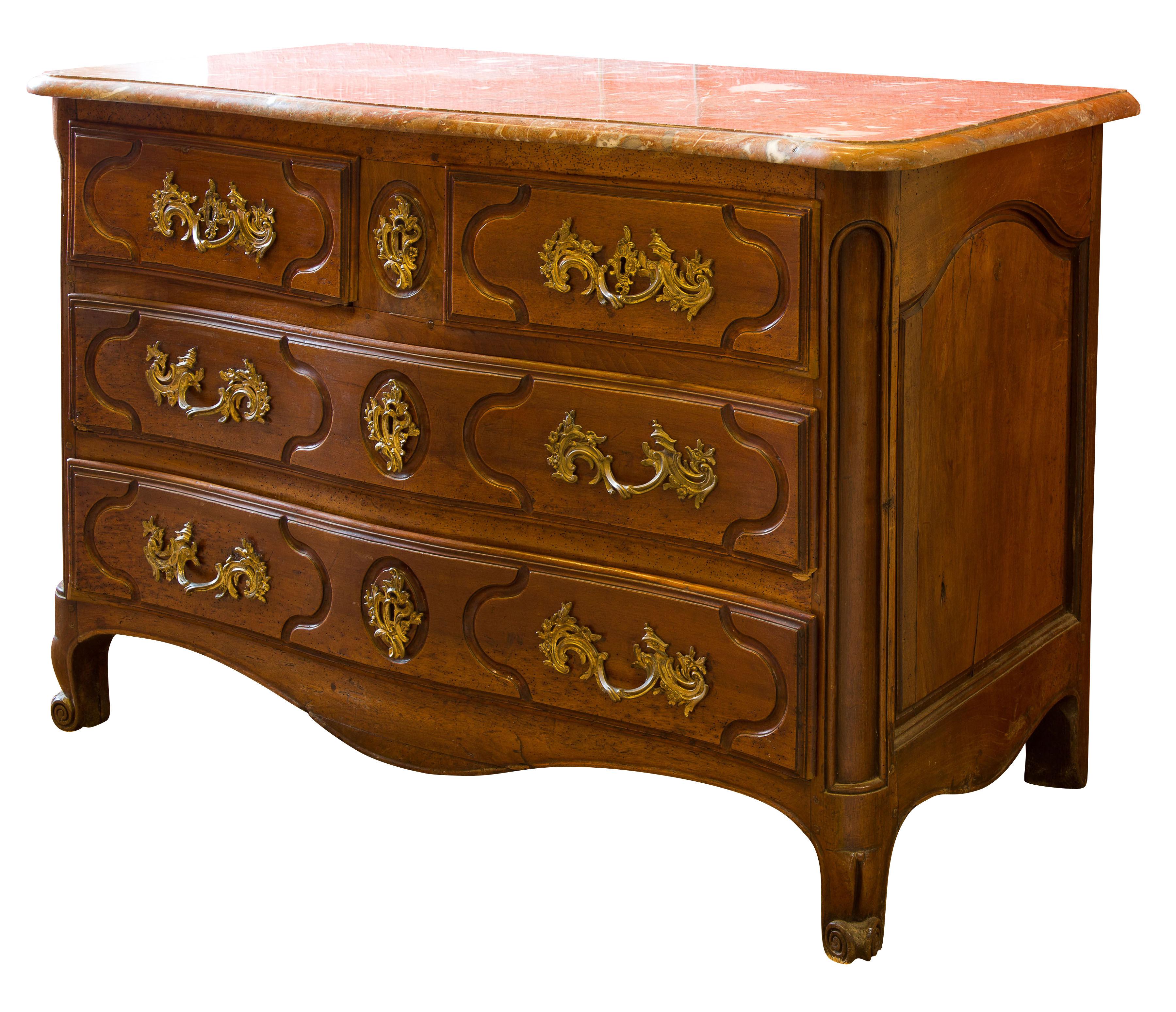 Louis XV marble topped commode (1 of 1) Louis XV marble topped commode (1 of 1)
