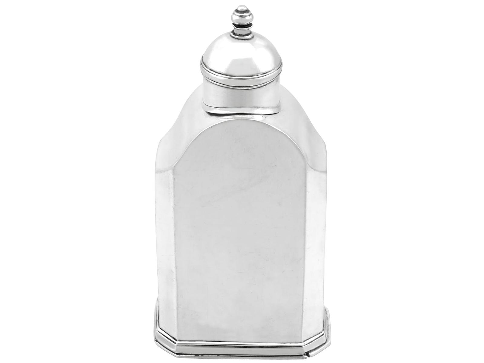 Antique German Silver Tea Caddy c.1800 (1 of 9)