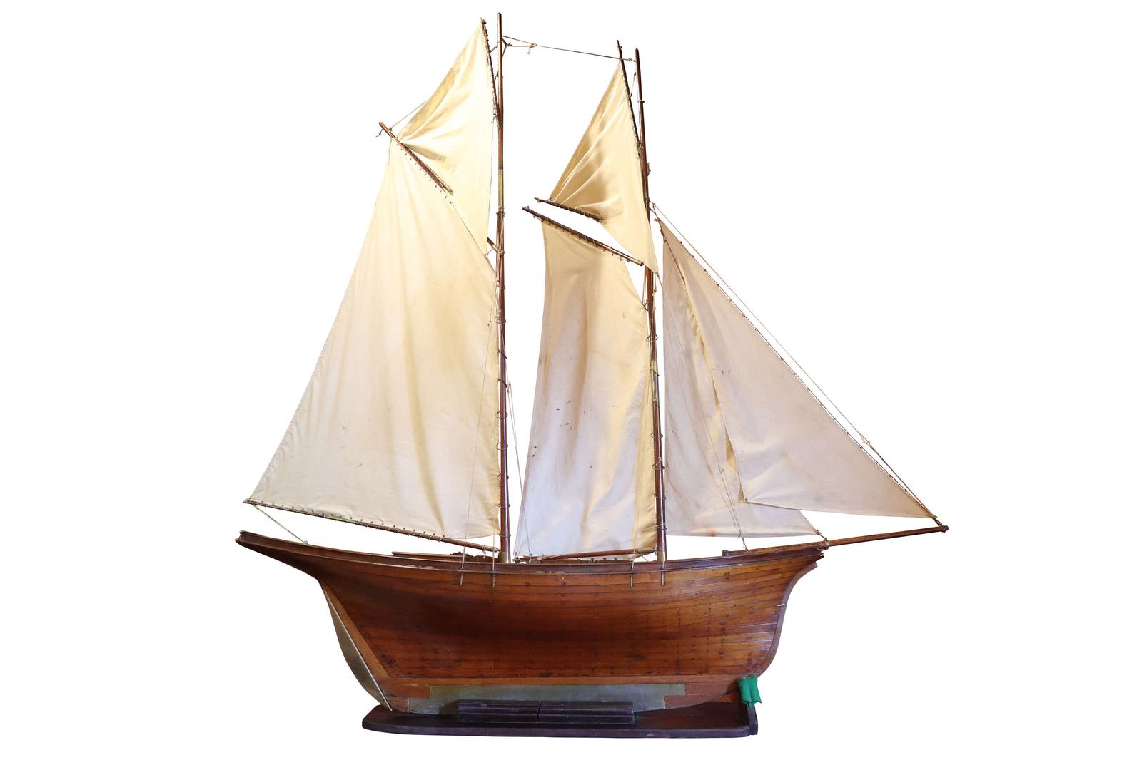 Late 19th Century Scratch-Built Ketch-Rigged Pond Yacht with Carvel Hull c.1890 (1 of 10)