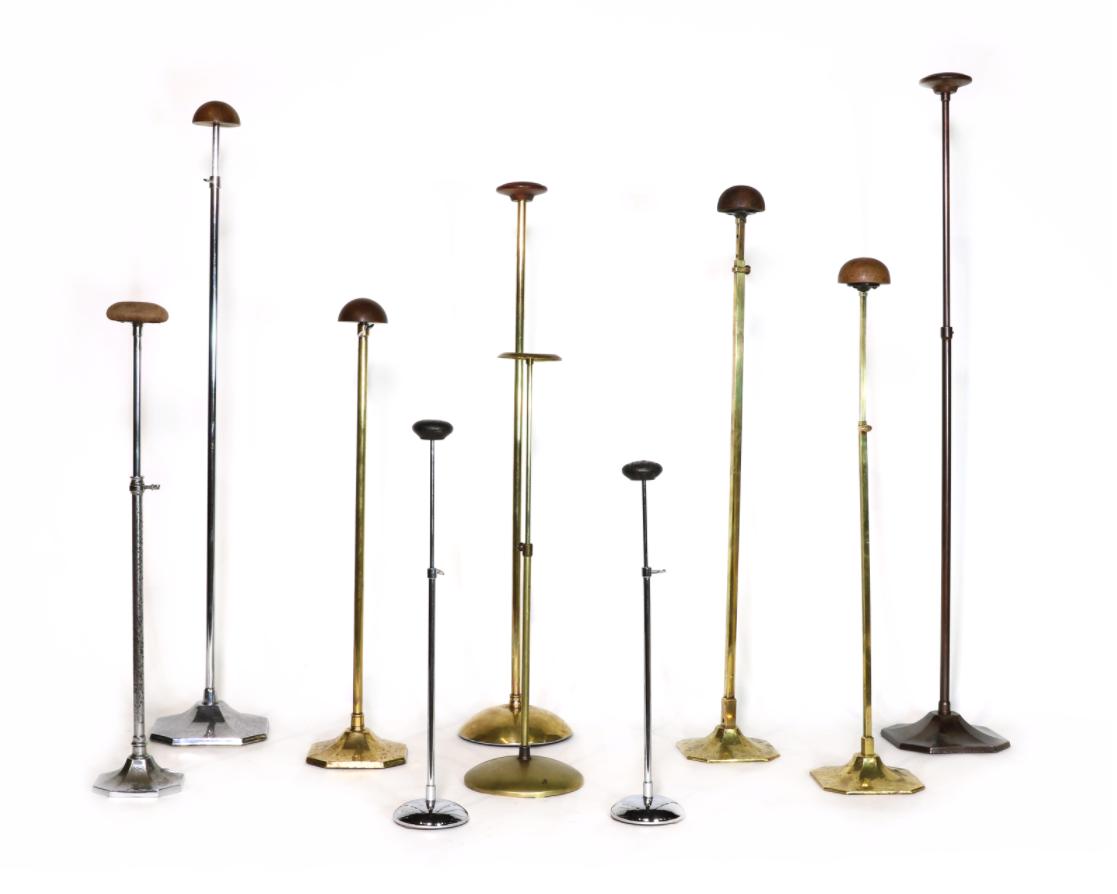 10 Vintage Telescopic Hatstands From Mid-Century Milliners Shop (1 of 16)