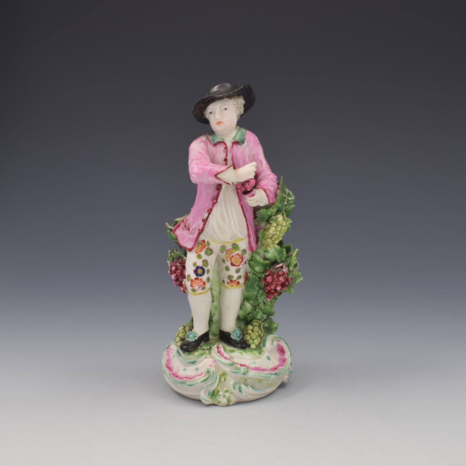 Rare Derby Porcelain Figure Autumn From The Four Chelsea Seasons c.1765 (1 of 13)