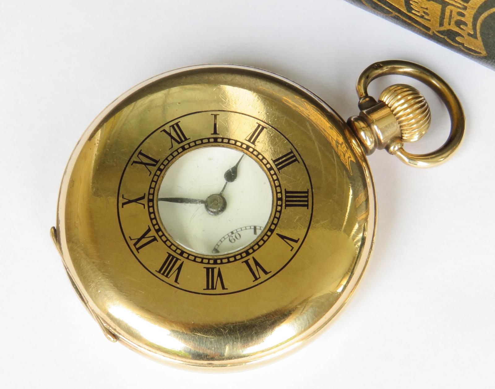 Pocket Watch: Antique 1920s Half Hunter Pocket Watch (1 of 5) Pocket Watch: Antique 1920s Half Hunter Pocket Watch (1 of 5)