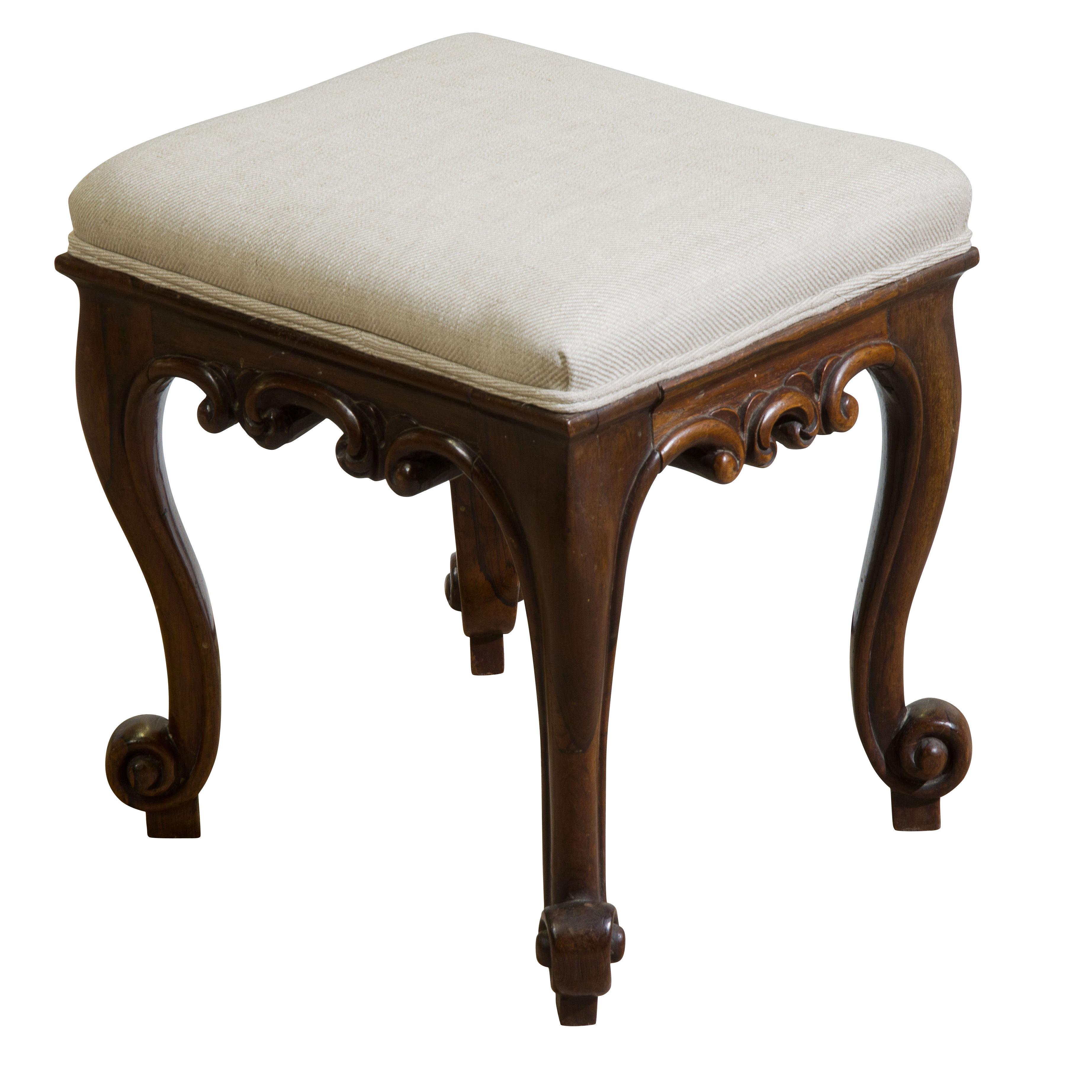 Rosewood Stool circa 1850 (1 of 1)