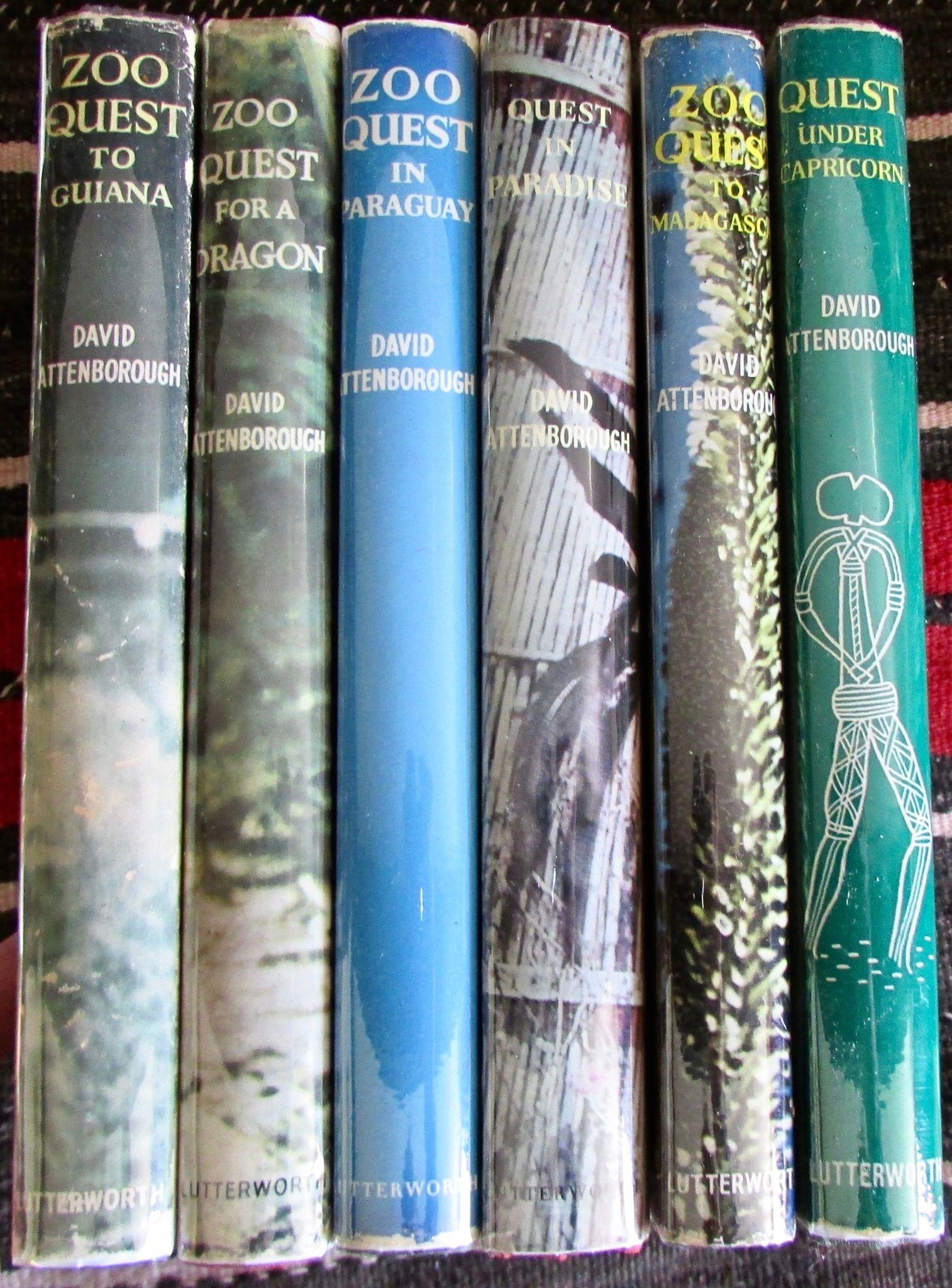 Zoo Quest Series 1956-1963 by David Attenborough Complete in 6 Volumes First Editions (1 of 6)