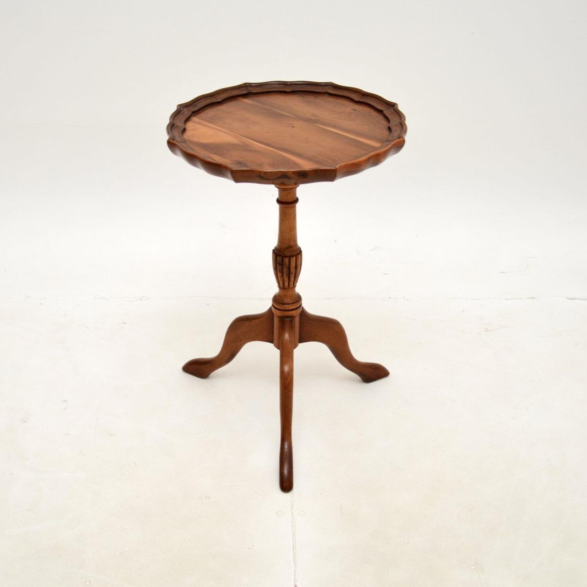 Georgian Style Yew Wood Wine Table (1 of 6)