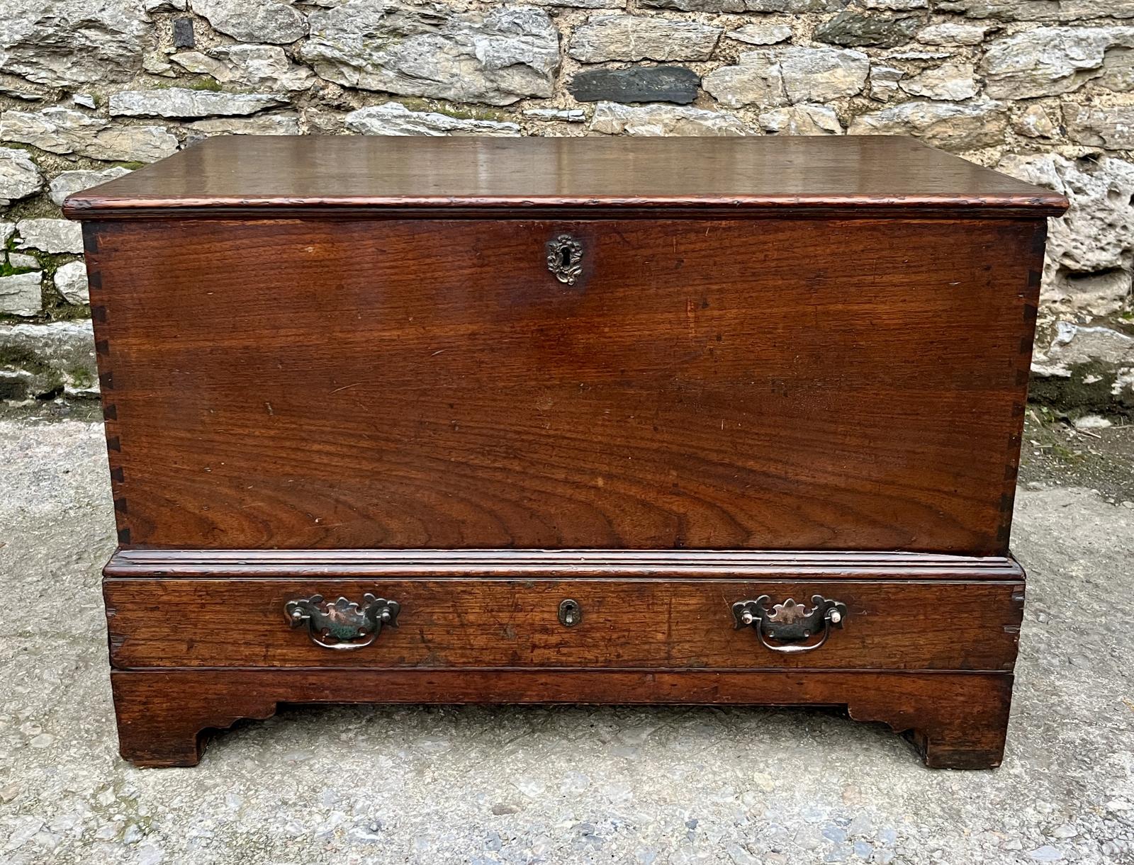 18th Century Oak & Elm Chest (1 of 20)