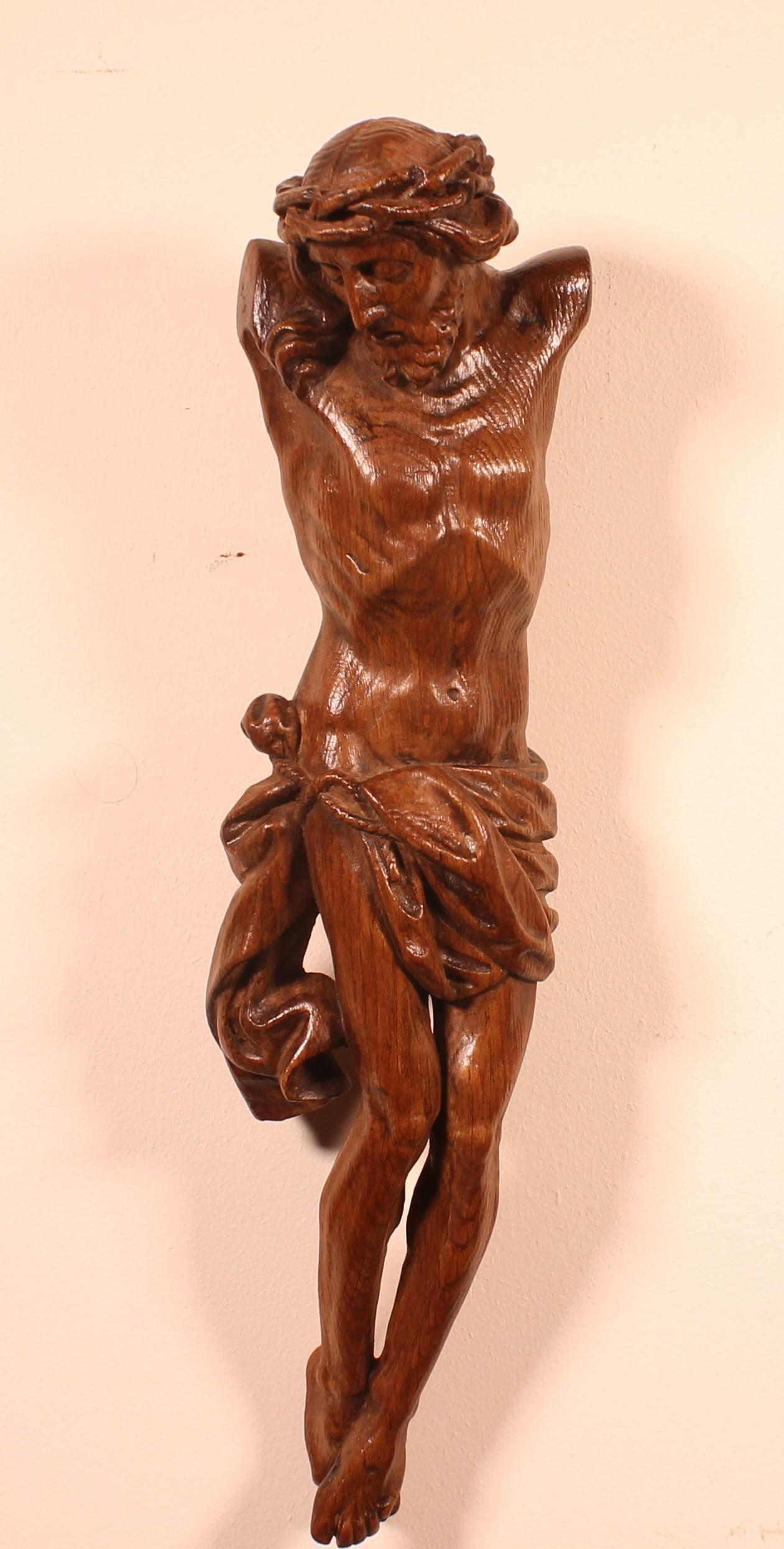 Christ 18th Century in Oak - France (1 of 14)
