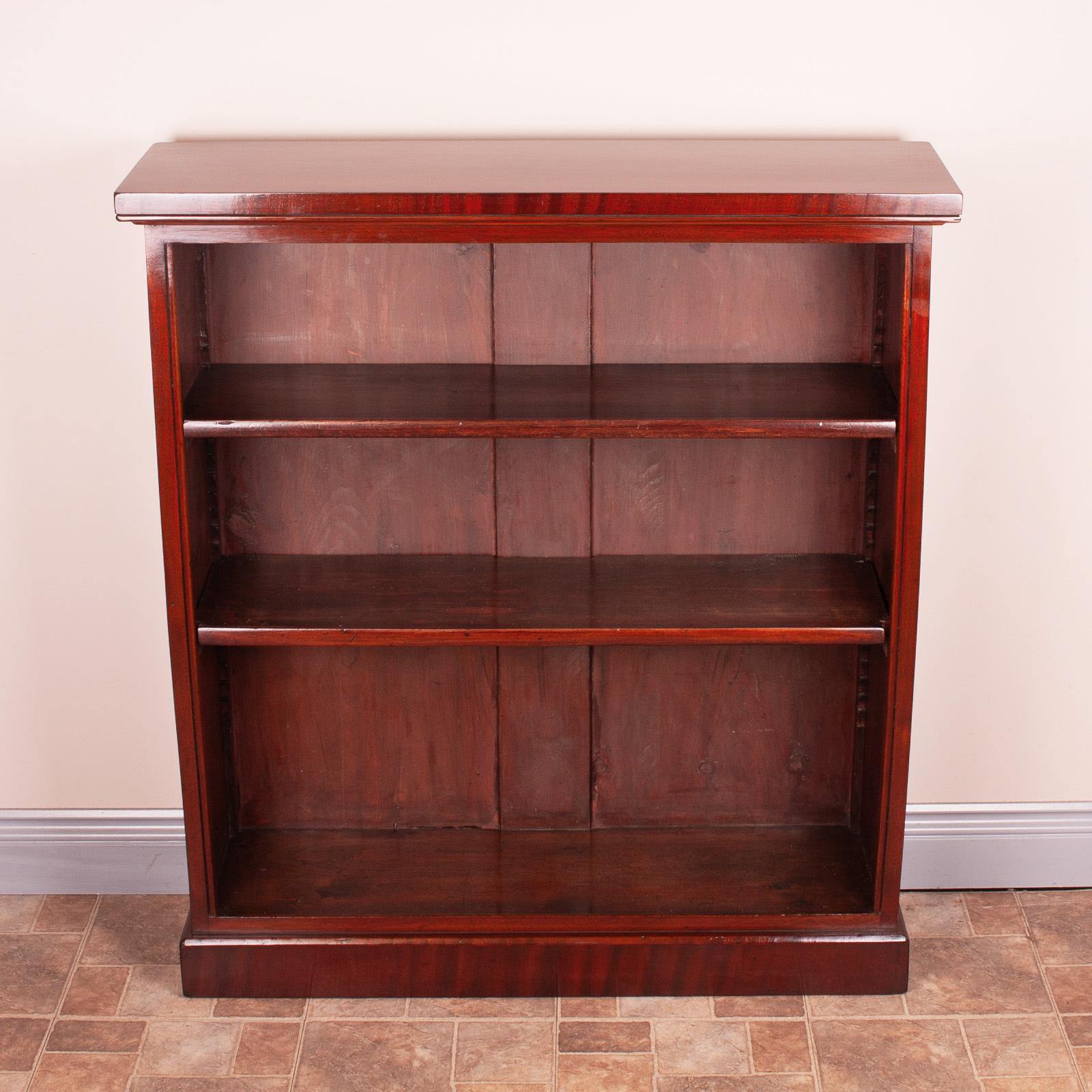 Victorian Mahogany Open Bookcase (1 of 9)