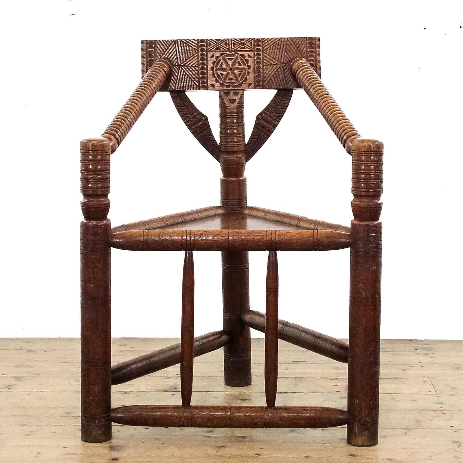 Antique Victorian Oak Corner Chair (1 of 10) Antique Victorian Oak Corner Chair (1 of 10)