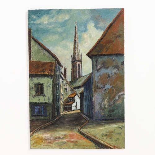 Large Street Scene Painting (1 of 11)