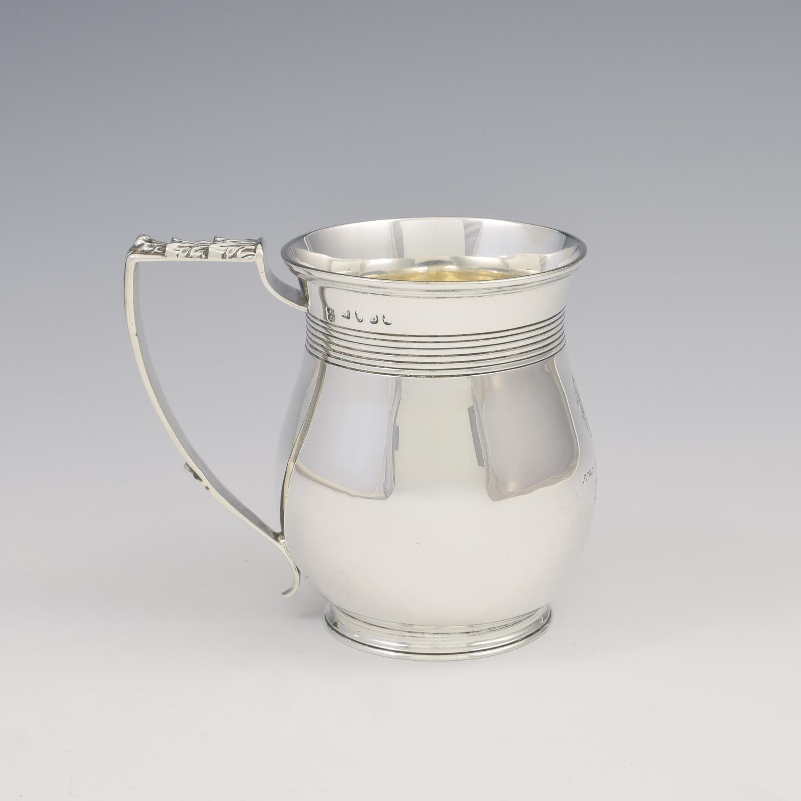 Lovely Georgian Silver 1/2 Pint Baluster Beer / Christening Mug Emes & Barnard (1 of 6) Lovely Georgian Silver 1/2 Pint Baluster Beer / Christening Mug Emes & Barnard (1 of 6)