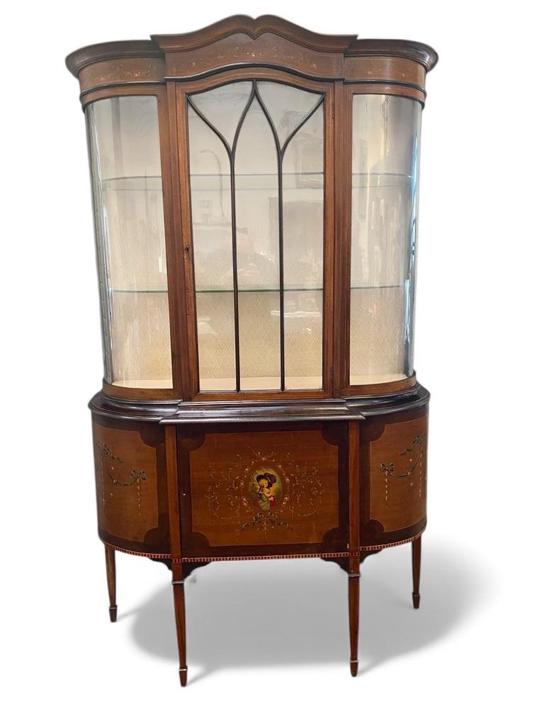 Edwardian Display Cabinet (1 of 9)