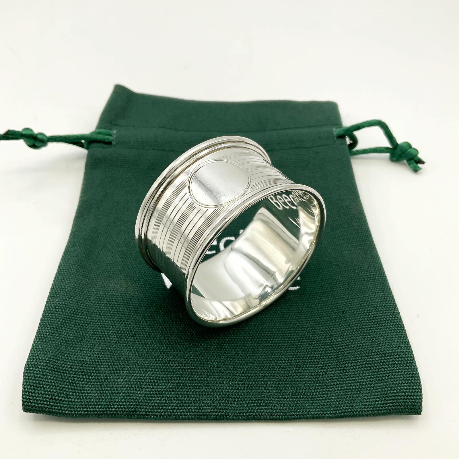 Antique 1921 Sterling Silver Napkin or Serviette Ring (1 of 10) Antique 1921 Sterling Silver Napkin or Serviette Ring (1 of 10)