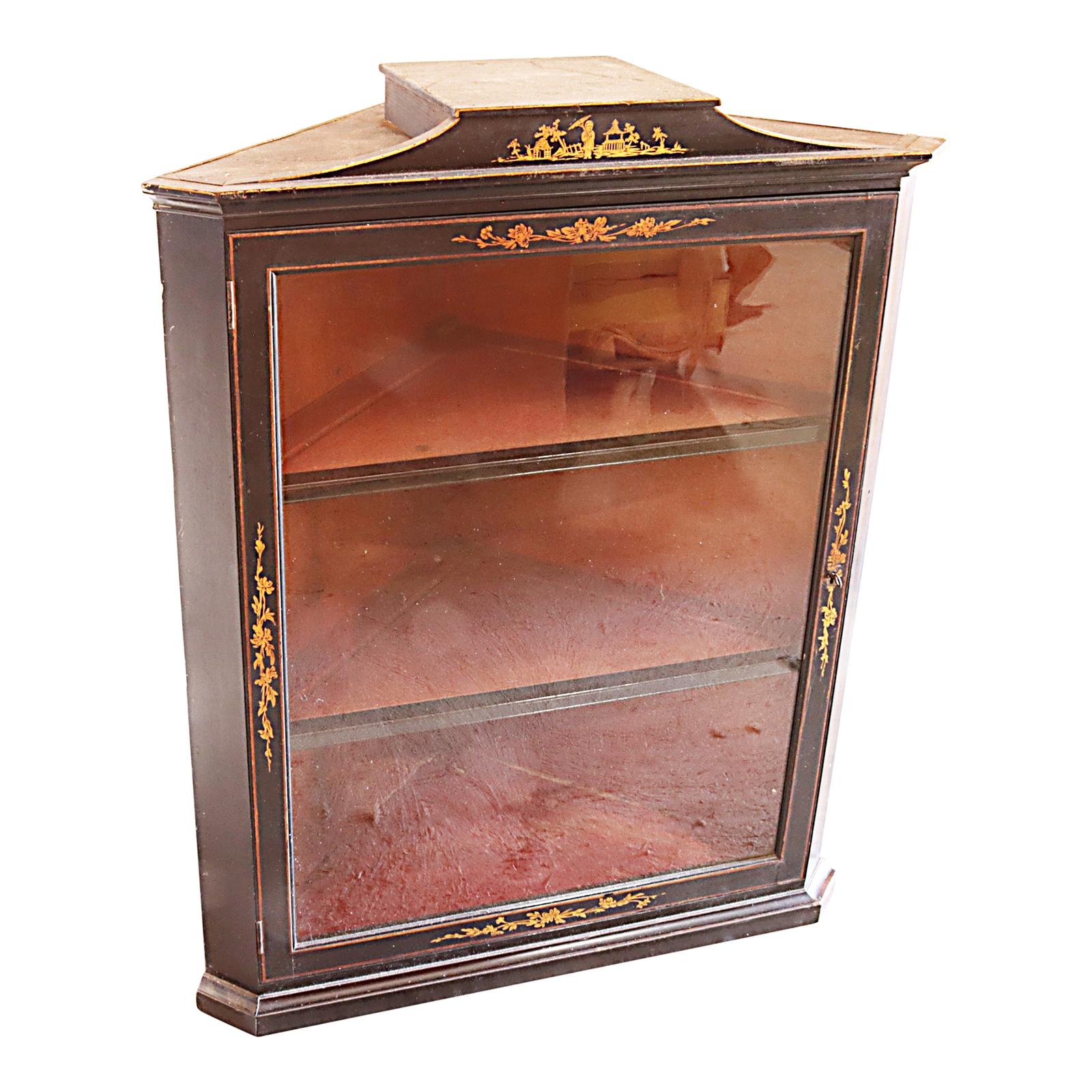 19th Chinoiserie Corner Cabinet (1 of 4) 19th Chinoiserie Corner Cabinet (1 of 4)