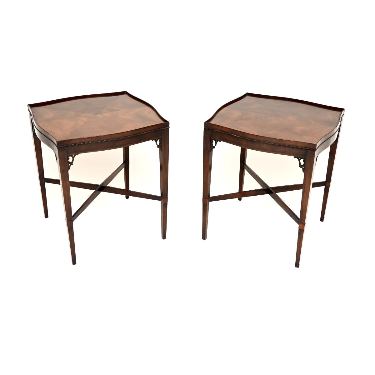 Pair of Antique Mahogany Side Tables (1 of 9) Pair of Antique Mahogany Side Tables (1 of 9)