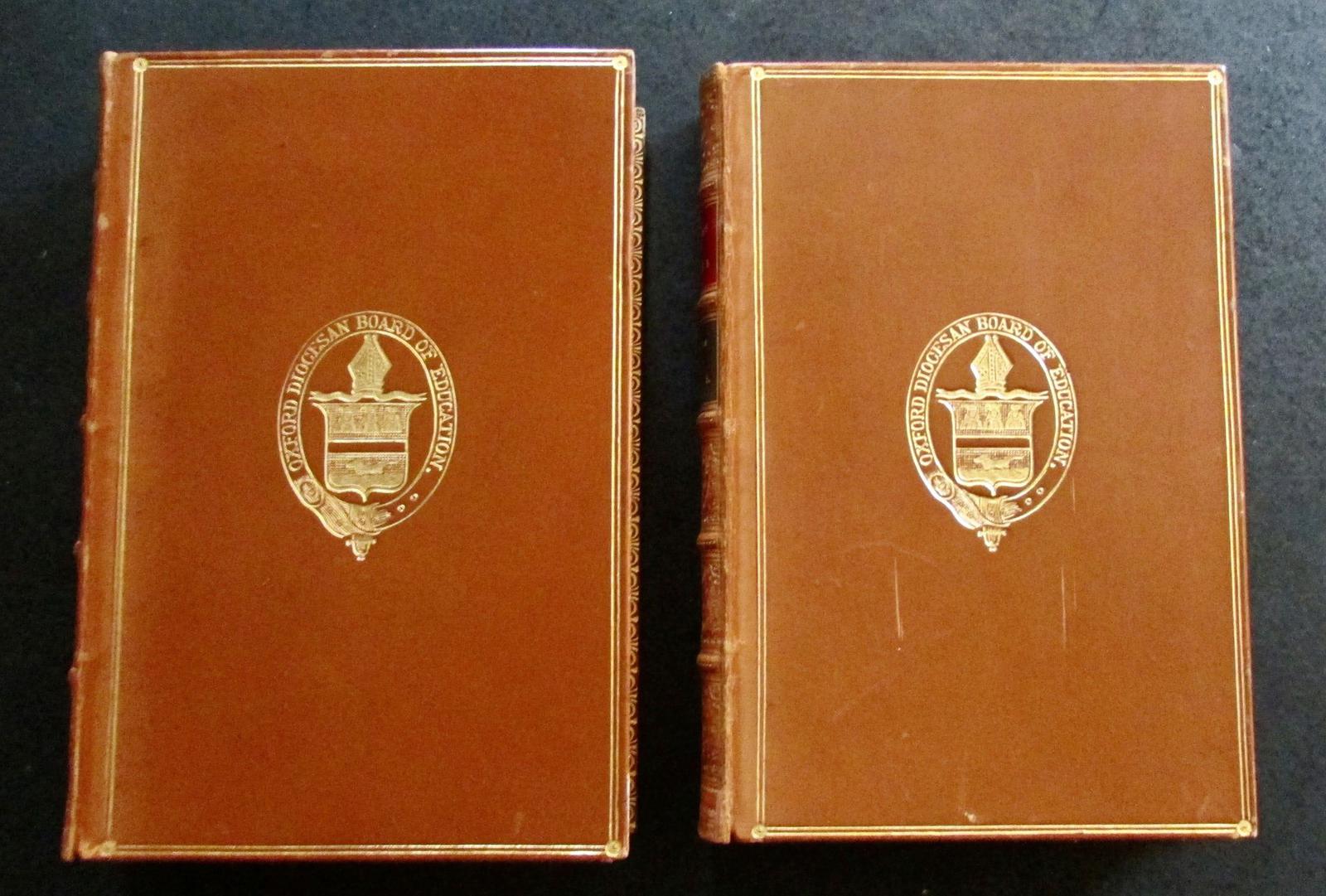 1894 The Stones of Venice by John Ruskin Fine Full Leather Prize Bindings 2 Vols (1 of 4)