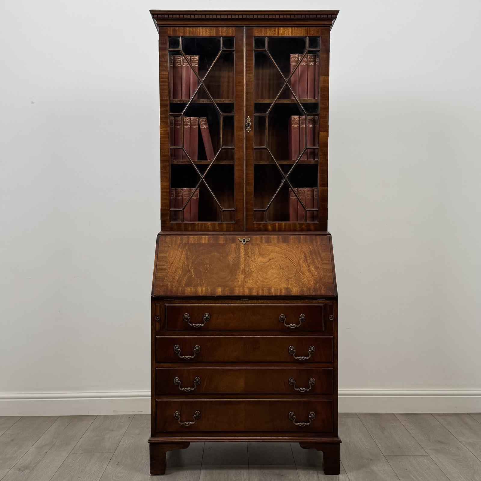 Antique 20th Century Bureau Bookcase In Mahogany (1 of 14) Antique 20th Century Bureau Bookcase In Mahogany (1 of 14)