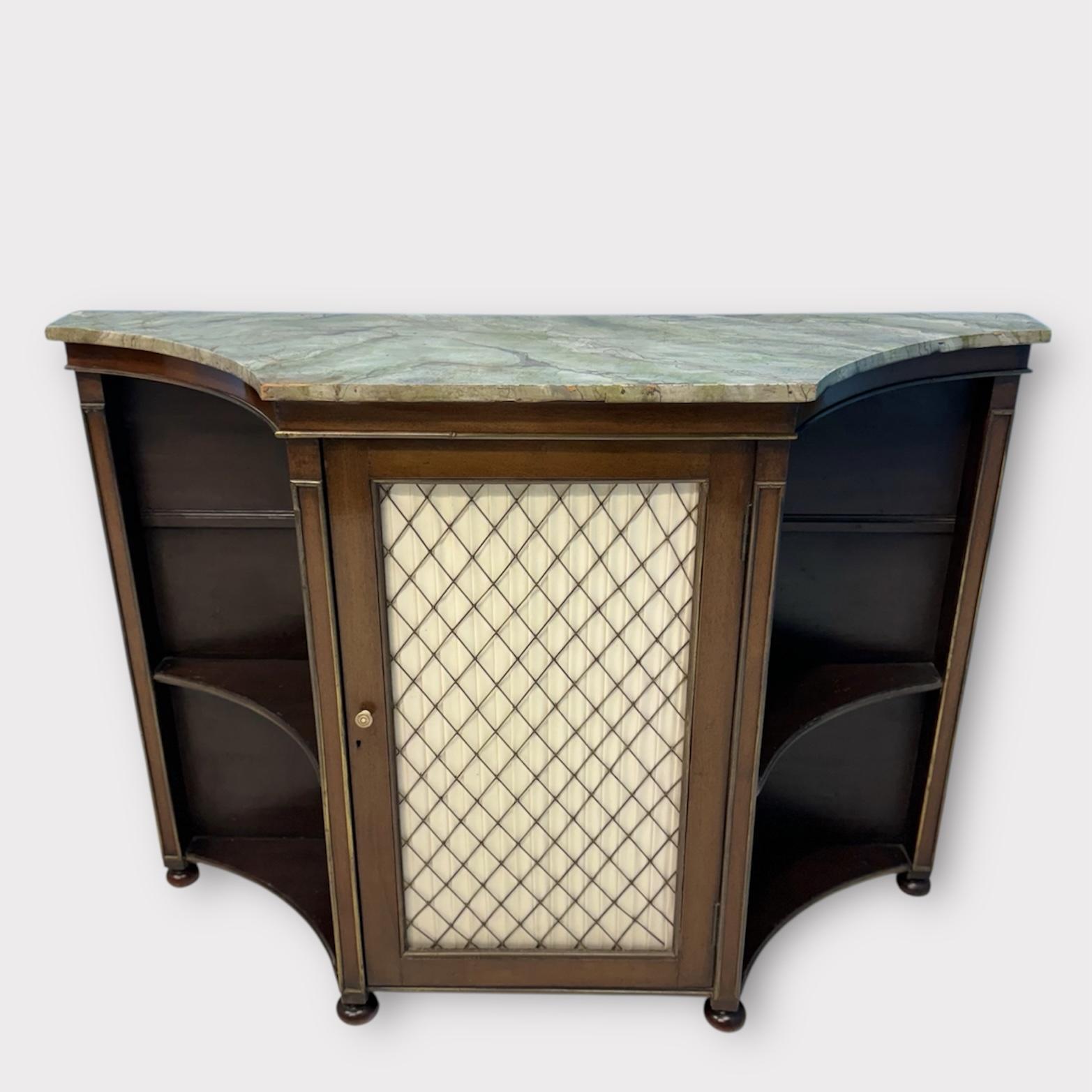 Regency Style Slim Sabine’s with Faux Marble Top (1 of 7)