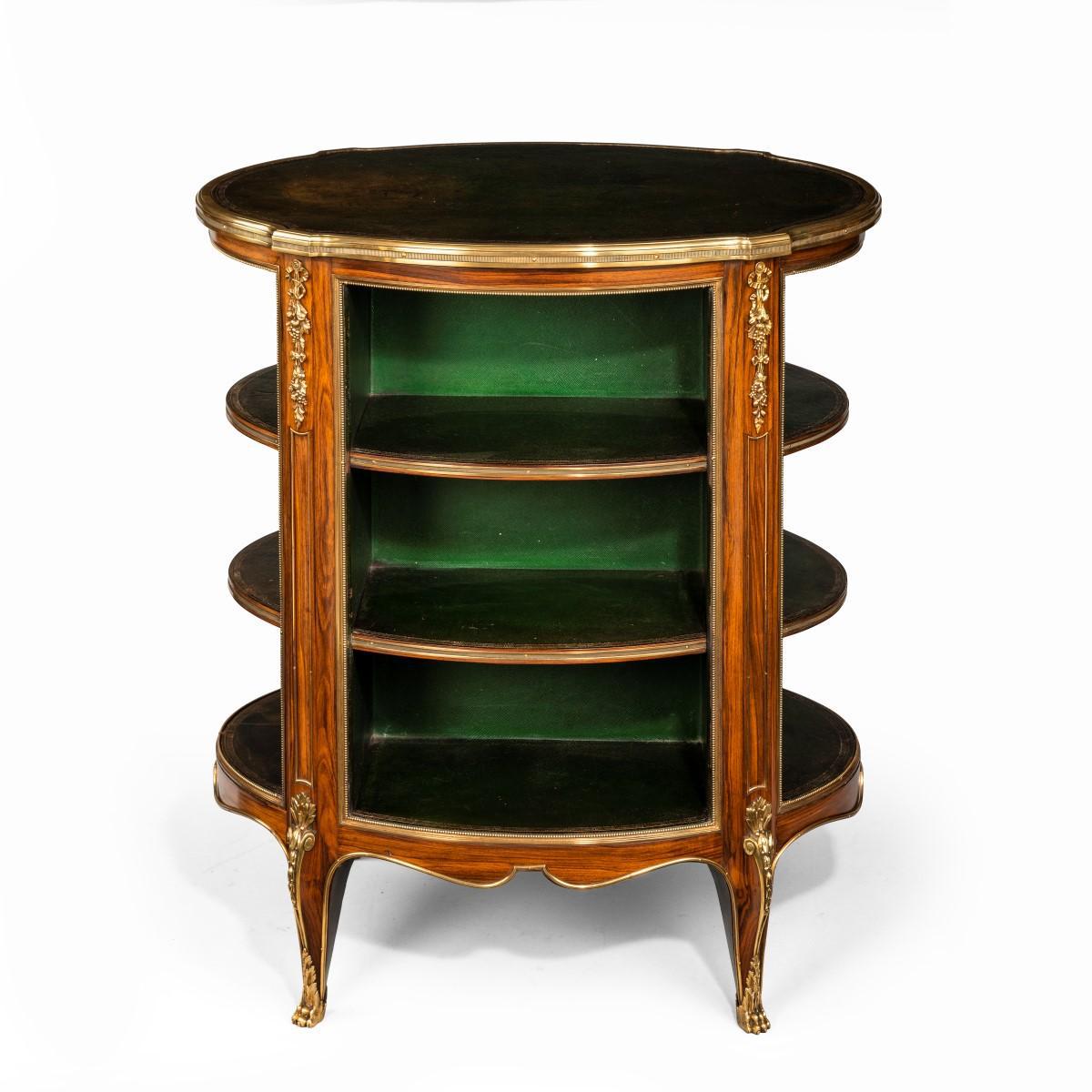 Napoleon III Kingwood Freestanding Open Bookcase (1 of 9)