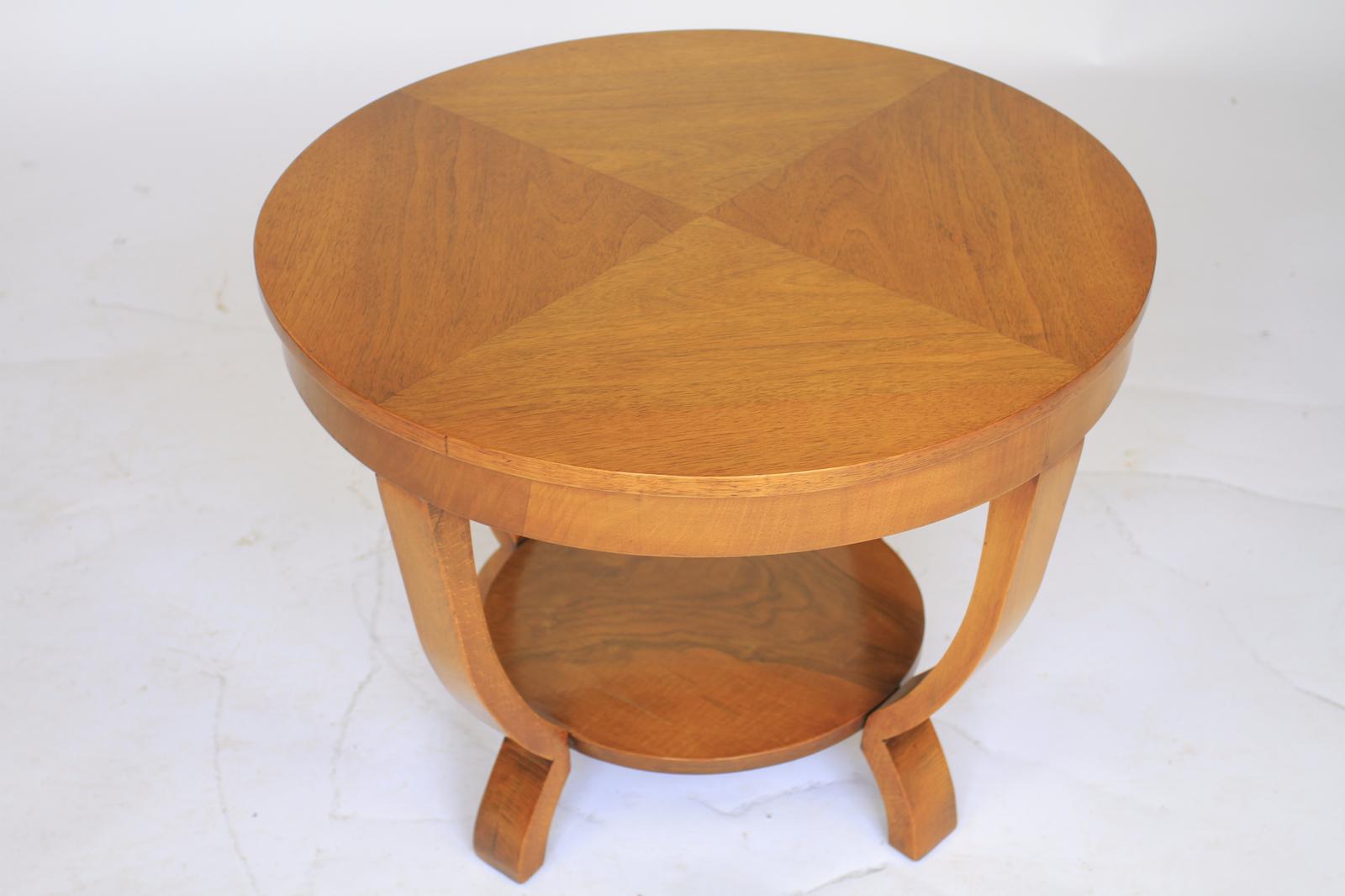 Art Deco Walnut Circular Coffee Table c.1930 (1 of 5) Art Deco Walnut Circular Coffee Table c.1930 (1 of 5)