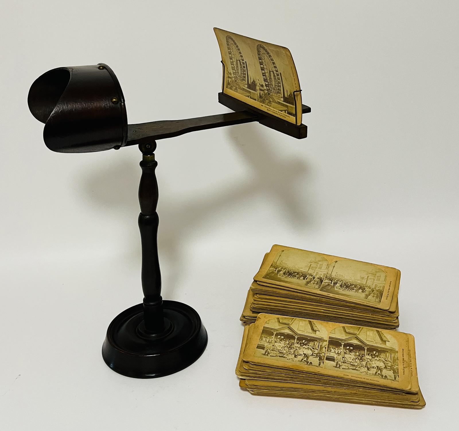 Antique Stereoscopic Viewer on Stand (1 of 14) Antique Stereoscopic Viewer on Stand (1 of 14)