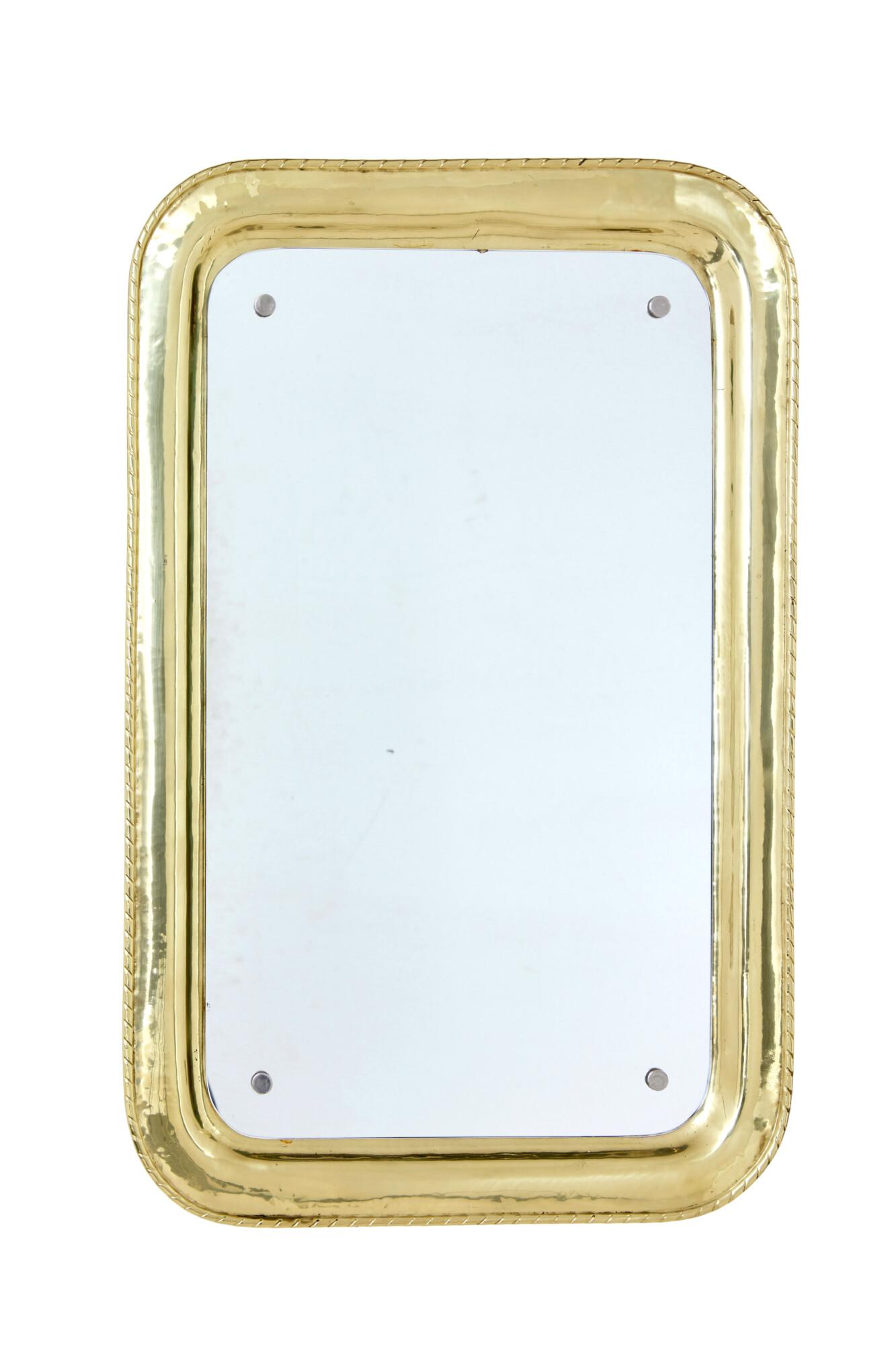 Mid Century Modern Brass Mirror (1 of 4) Mid Century Modern Brass Mirror (1 of 4)