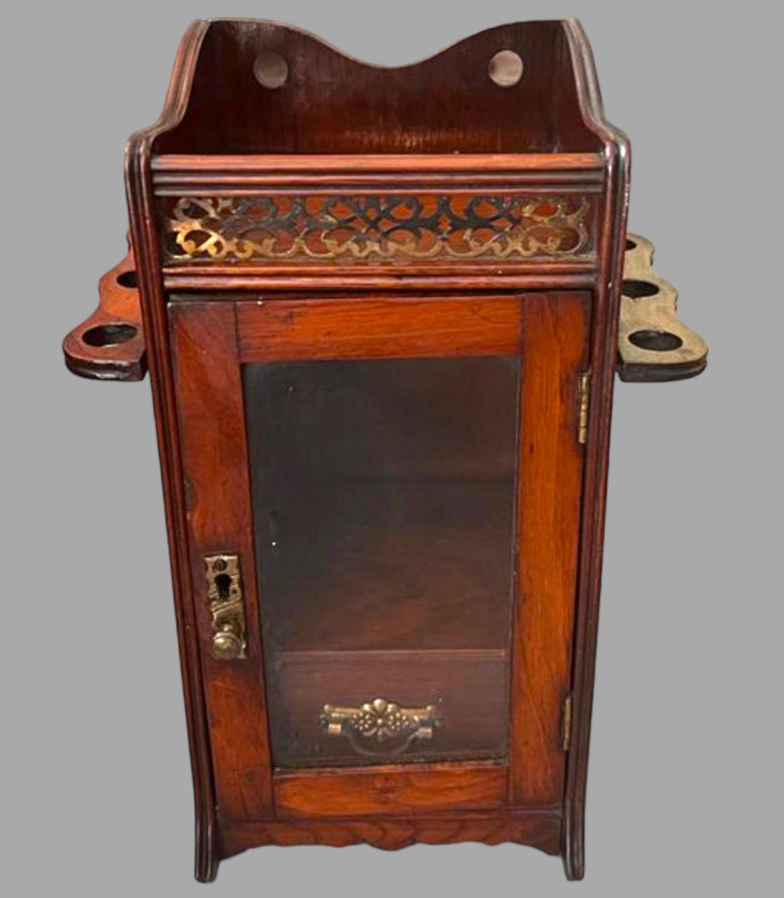 A Smokers Fruitwood Cabinet (1 of 6)