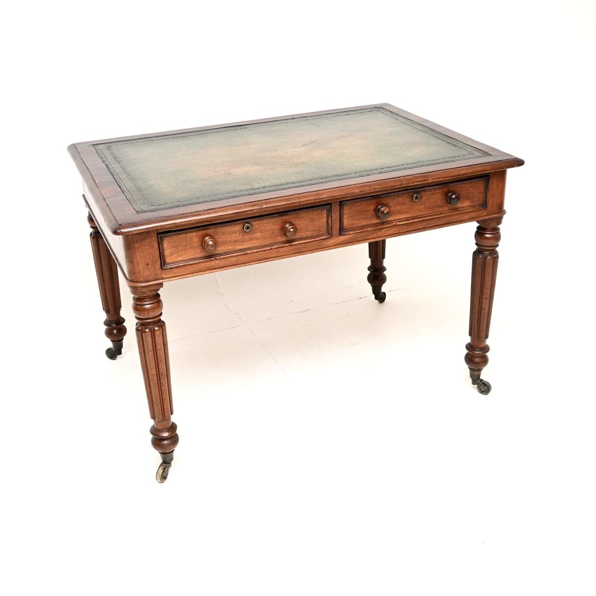 Antique Victorian Mahogany Writing Table / Desk (1 of 10) Antique Victorian Mahogany Writing Table / Desk (1 of 10)