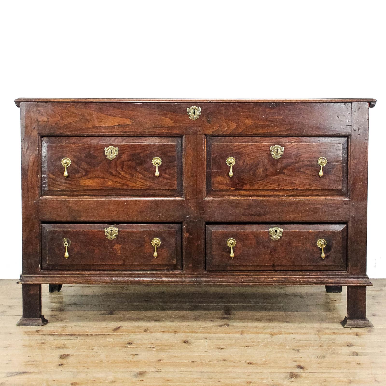 Antique Georgian Oak Chest of Drawers (1 of 11)