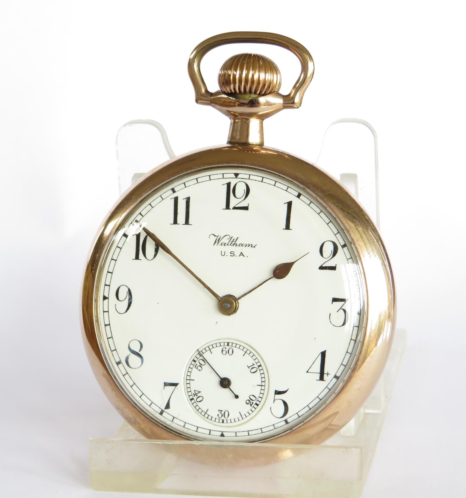 Pocket Watch: Antique 1920s Waltham Pocket Watch (1 of 4)