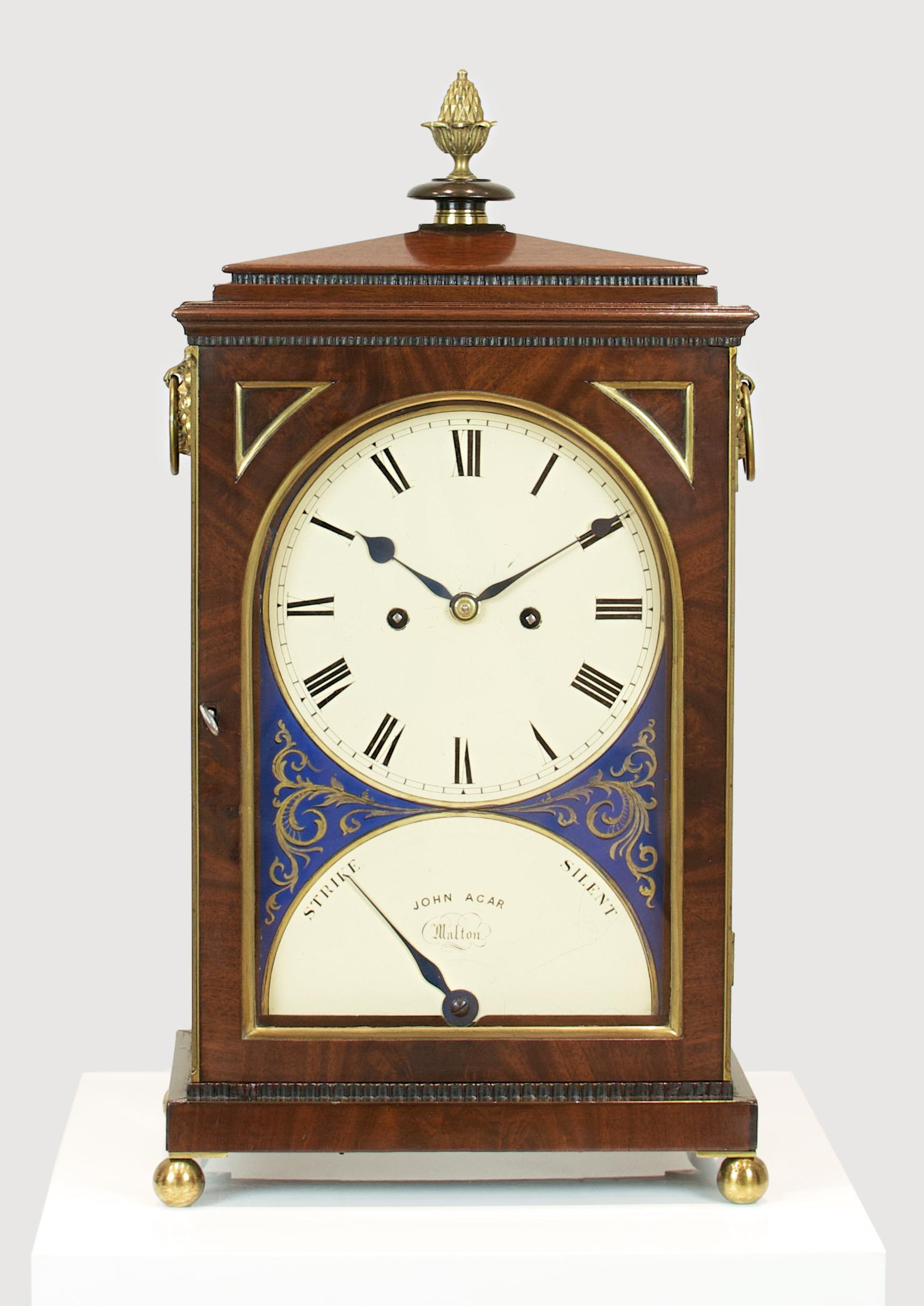 Georgian Bracket Clock by Agar of Malton (1 of 16)