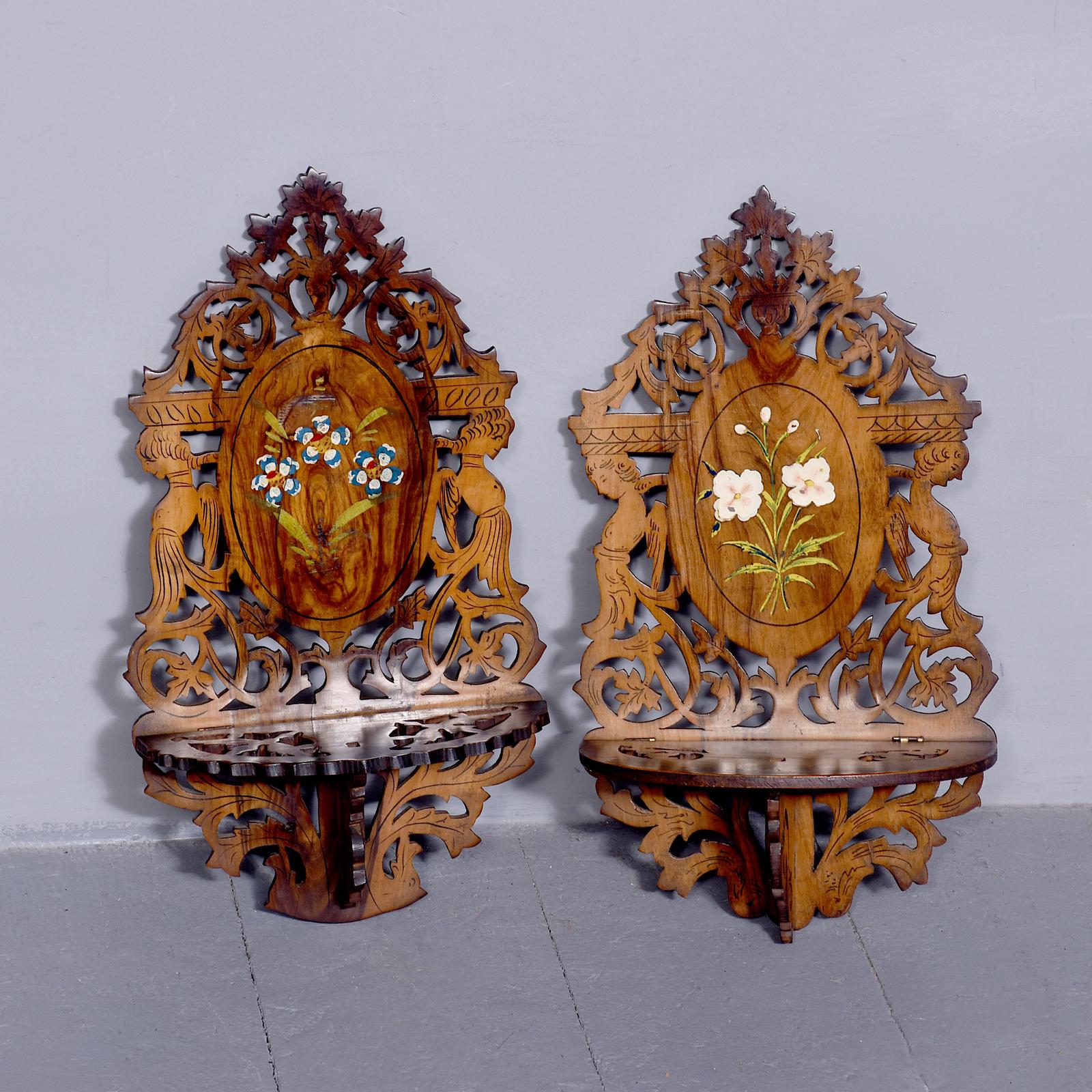 Pair of Italian Wall Brackets c.1880 (1 of 9)