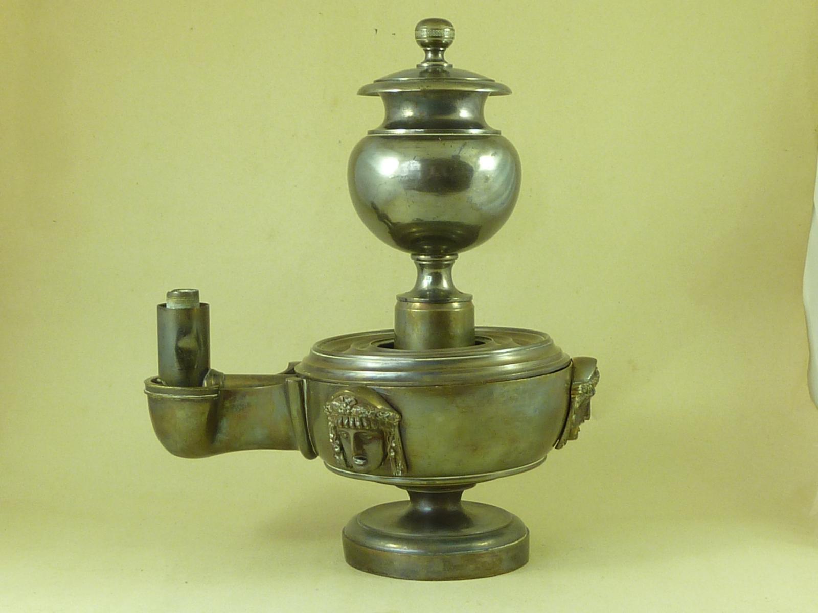 Regency Bronze Colza Lamp Thomas Hope Egyptianesque J.Deville (1 of 10)