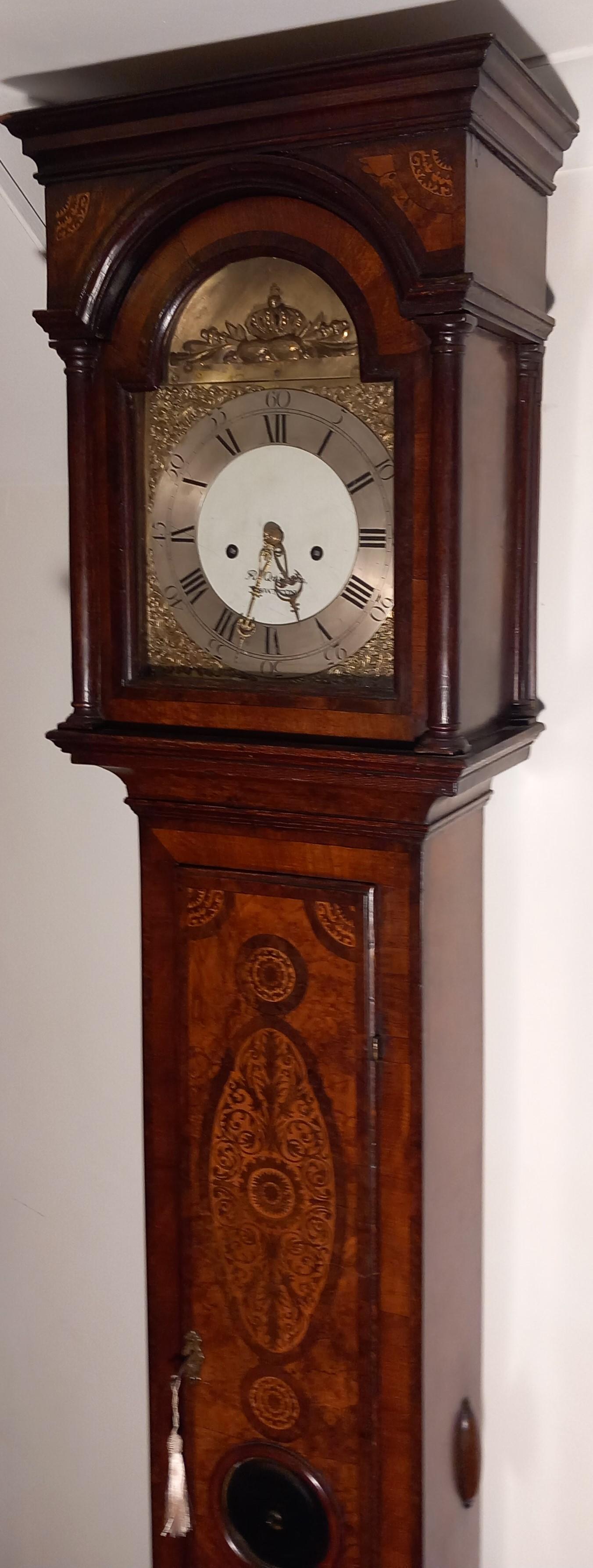 Antique Walnut Longcase Clock (1 of 7)
