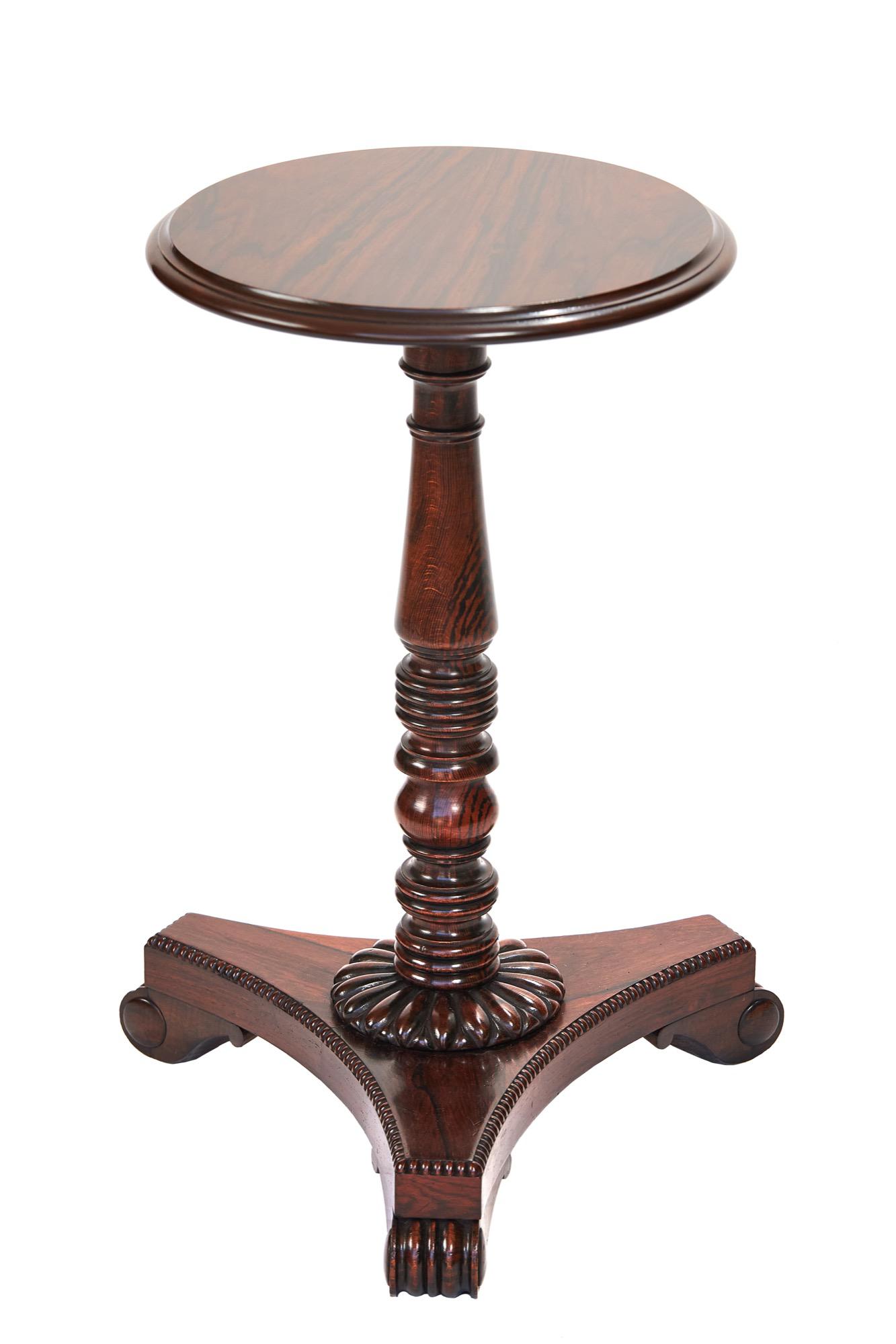 Regency Rosewood Carved Lamp / Wine Table (1 of 4) Regency Rosewood Carved Lamp / Wine Table (1 of 4)