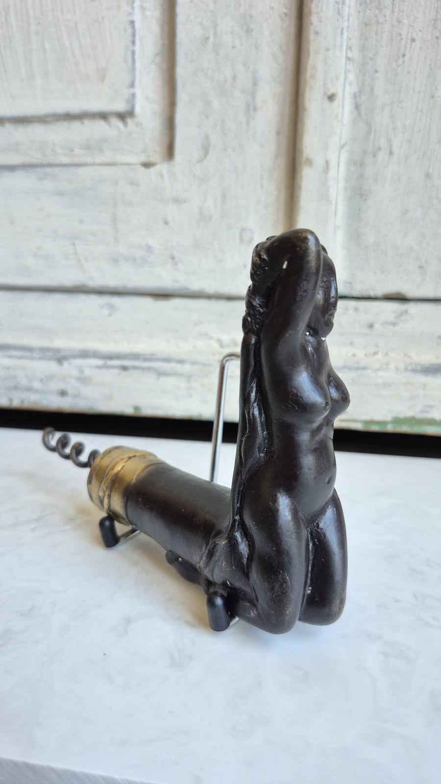 Antique Bronze Corkscrew With Shackled Female Slave, (1 of 23) Antique Bronze Corkscrew With Shackled Female Slave, (1 of 23)
