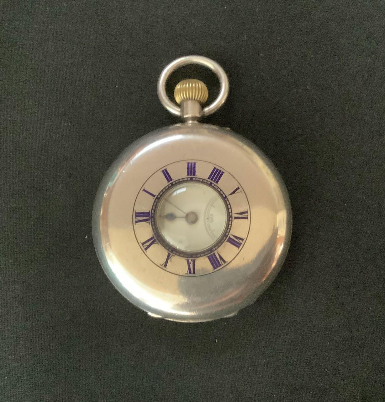 Silver Half Hunter Pocket Watch (1 of 4) Silver Half Hunter Pocket Watch (1 of 4)