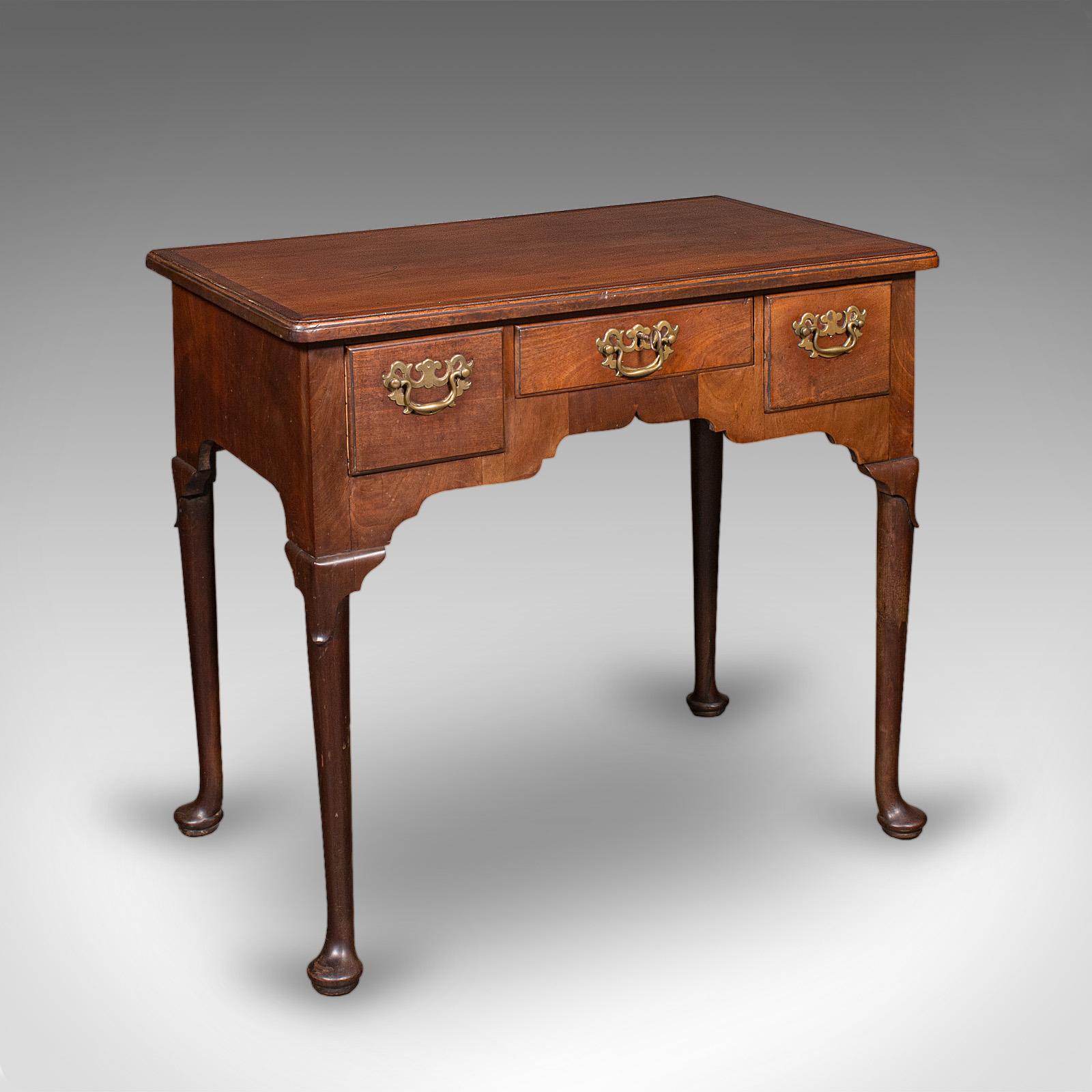 Antique Correspondence Table, English, Lowboy, Writing Desk - Georgian c.1780 (1 of 10)