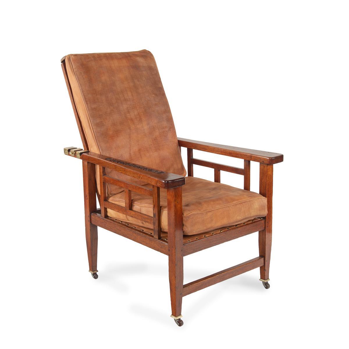Fine Early 20th Century Reclining Armchair Made from the Timber of HMS Renown by Hughes Bolckow & Co c.1915 (1 of 11) Fine Early 20th Century Reclining Armchair Made from the Timber of HMS Renown by Hughes Bolckow & Co c.1915 (1 of 11)