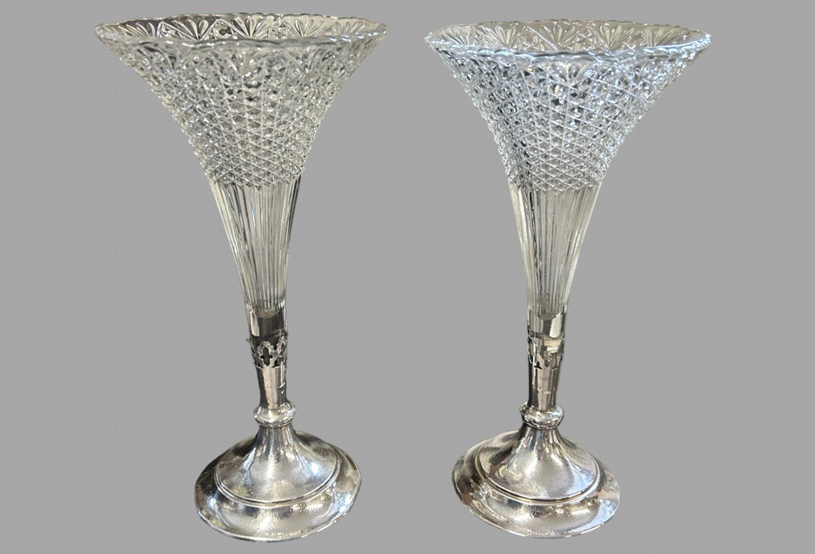 Pair of Attractive Continental Epergnes (1 of 5) Pair of Attractive Continental Epergnes (1 of 5)